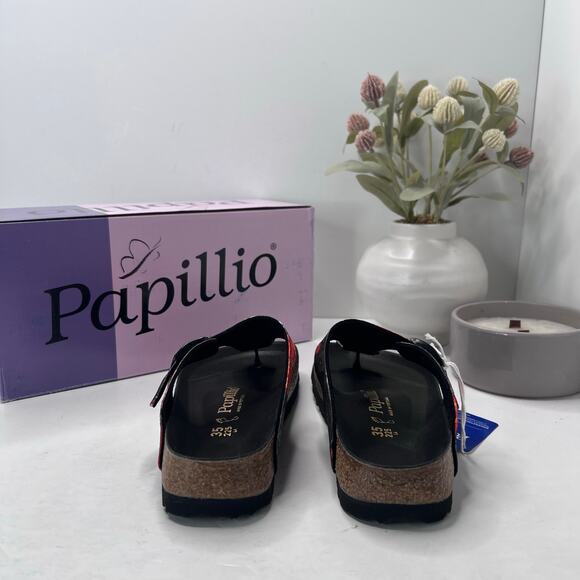 Papillio by Birkenstock Gizeh Pap Sandal Floral Bouquet Women 4 NWB Regular Fit - Picture 5 of 10